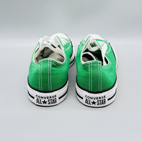 Converse Shoes Womens 7 Green Canvas Chuck Taylor All Star Low Top Sneakers - Picture 7 of 13